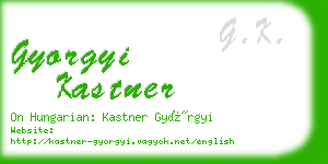 gyorgyi kastner business card